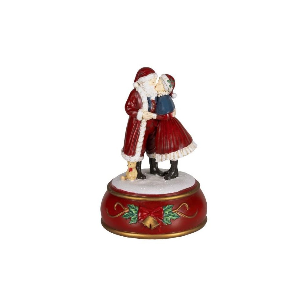 CARILLON BABBO MAMMA NATALE BACIO H.18.2
